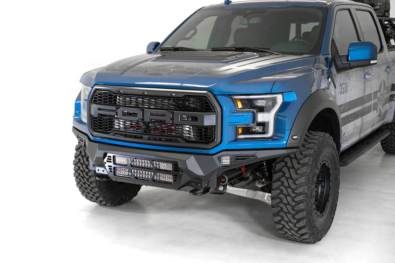 ADD F110012140103 2017-2020 Ford Raptor Bomber Front Bumper | Dual 20" Light Bar - BumperStock