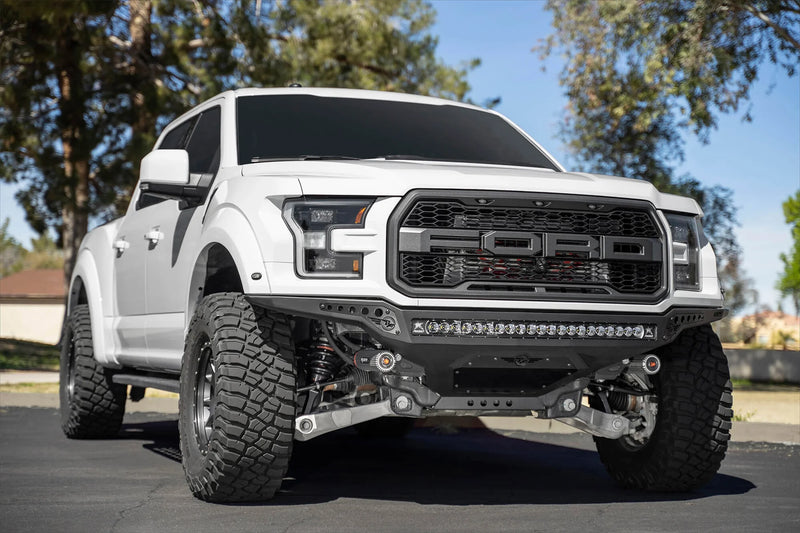 ADD F114922770103 2017-2020 Ford Raptor Rock Fighter Frame Cut Front Bumper - BumperStock