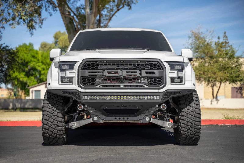 ADD F114922770103 2017-2020 Ford Raptor Rock Fighter Frame Cut Front Bumper - BumperStock