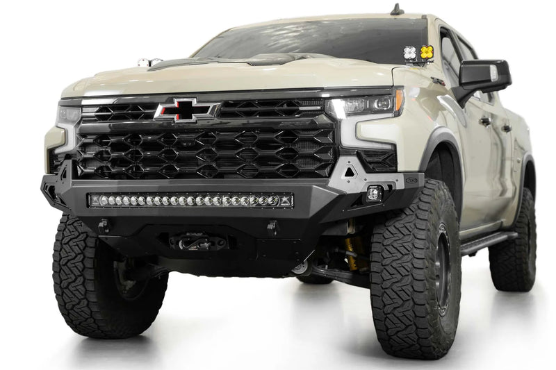 ADD F120083030103 2022-2024 Chevy Silverado 1500 ZR2 Stealth Fighter Front Bumper - BumperStock