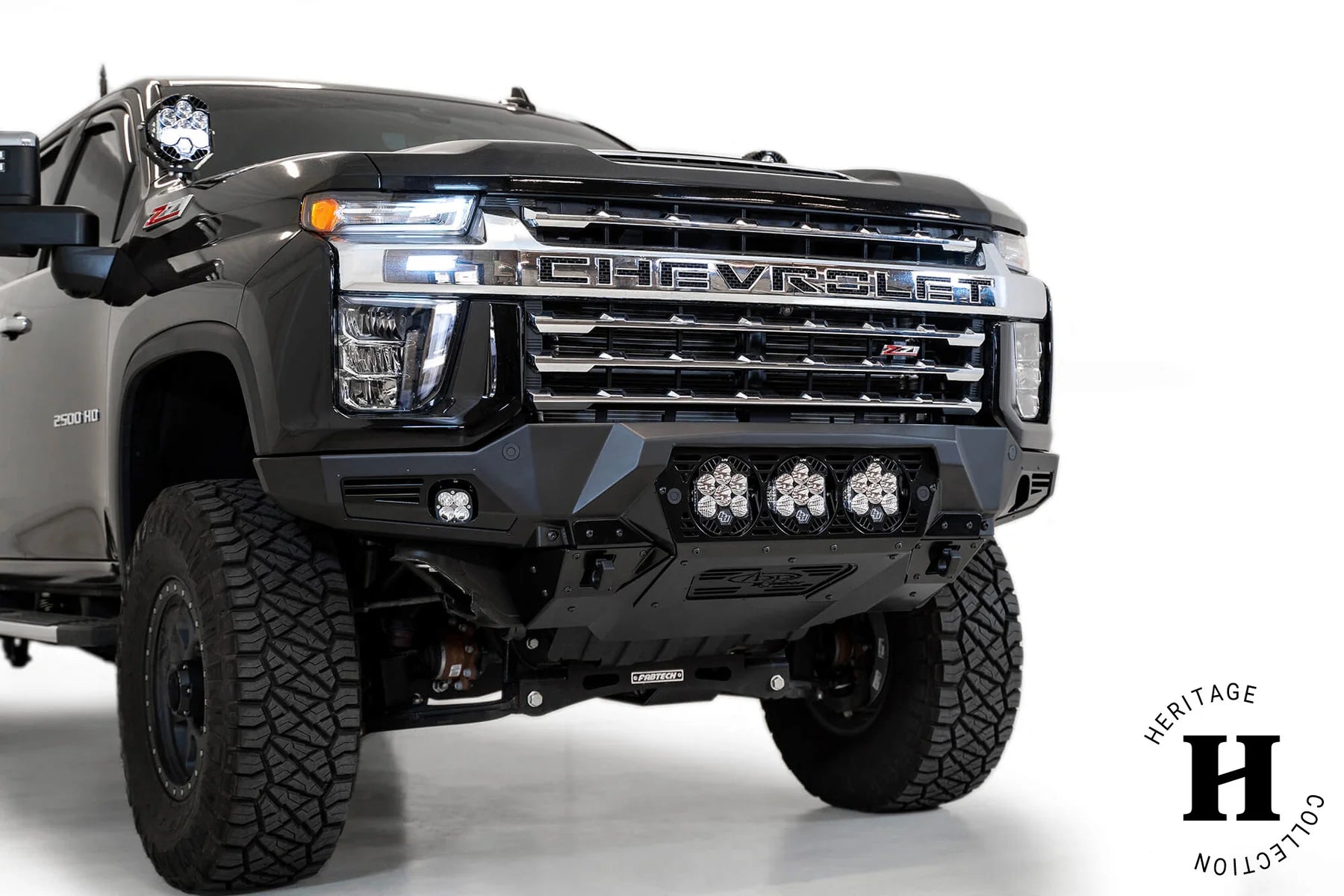 ADD F270014100103 2020-2022 Chevy Silverado 2500/3500 HD Bomber Front Bumper | Baja Design Light Mount - BumperStock