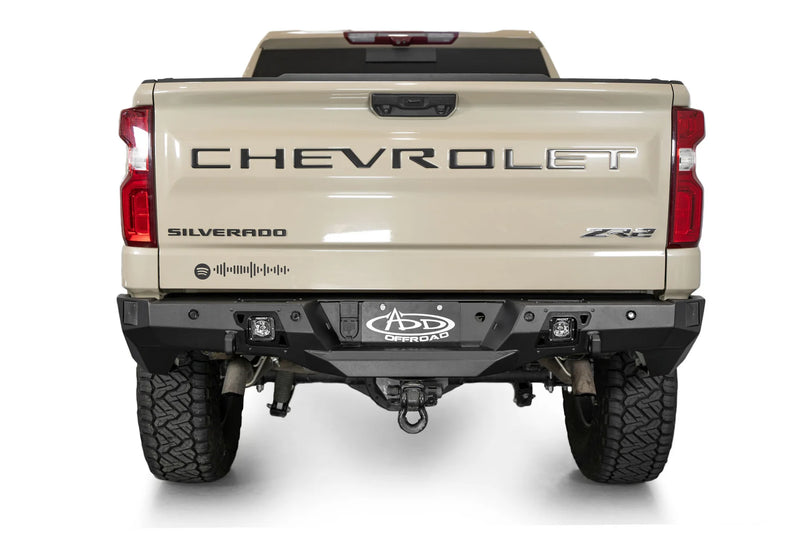 ADD R120081090103 2022-2024 Chevy Silverado 1500 Stealth Fighter Rear Bumper - BumperStock