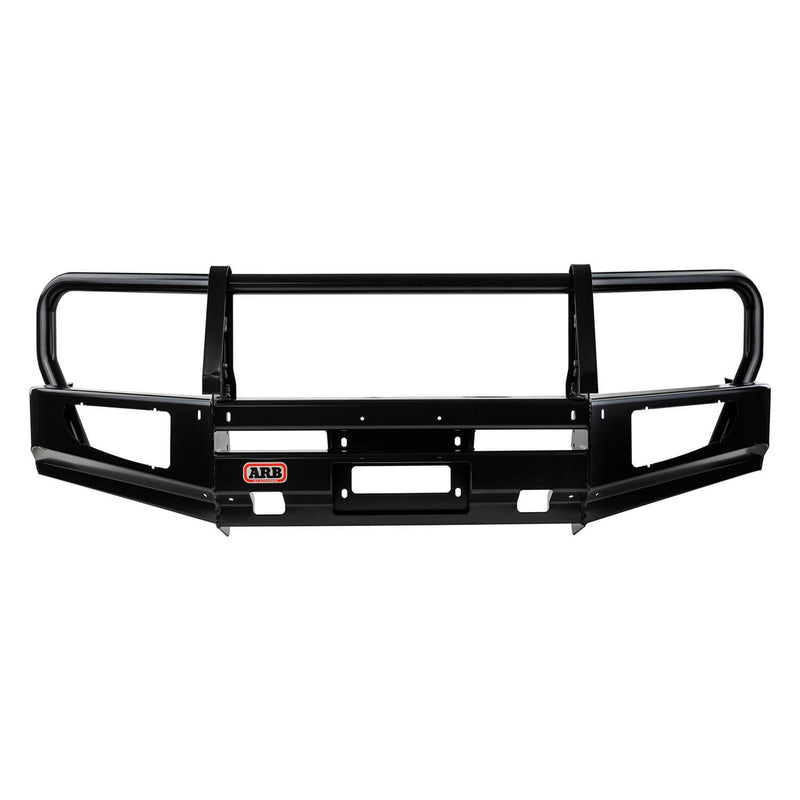 ARB 3423130 Toyota Tacoma 2005-2011 Deluxe Front Bumper Winch Ready with Grille Guard, Black Powder Coat Finish - BumperStock