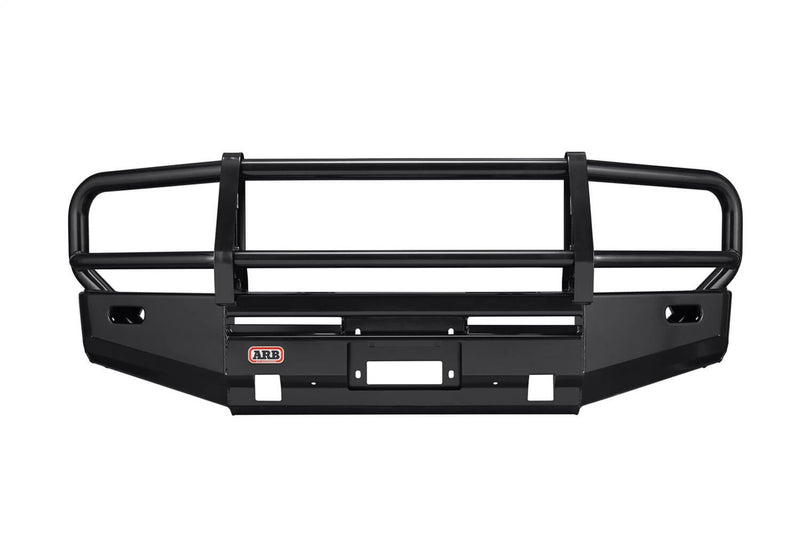 ARB 3436030 Ford F250/F350 Superduty 1999-2004 Deluxe Front Bumper Winch Ready with Grille Guard, Black Powder Coat Finish - BumperStock