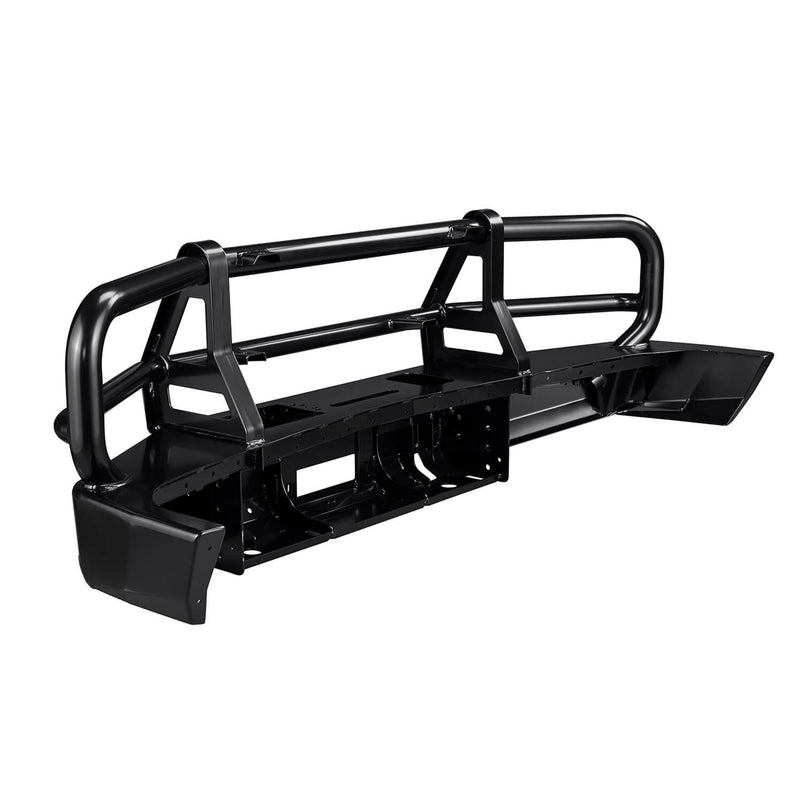 ARB 3462010 Chevy Silverado 1500 1999-2002 Deluxe Front Bumper Winch Ready with Grille Guard, Black Powder Coat Finish - BumperStock