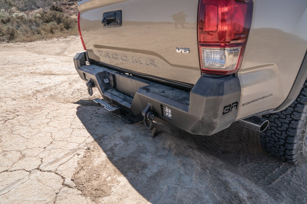 Body Armor TC-2963 Toyota Tacoma 2016-2023 Pro Series Rear Bumper - BumperStock