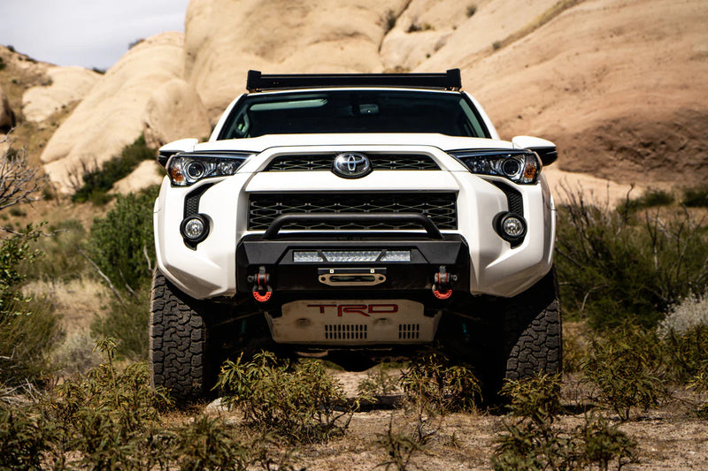 Body Armor TR-19339 Toyota 4Runner 2014-2023 Hi-Line Series Front Winch Bumper - BumperStock