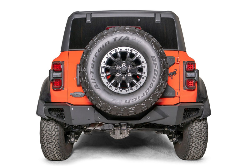 Fab Fours BR22-E5751-1 Ford Bronco Raptor 2022-2025 Vengeance Rear Bumper - BumperStock