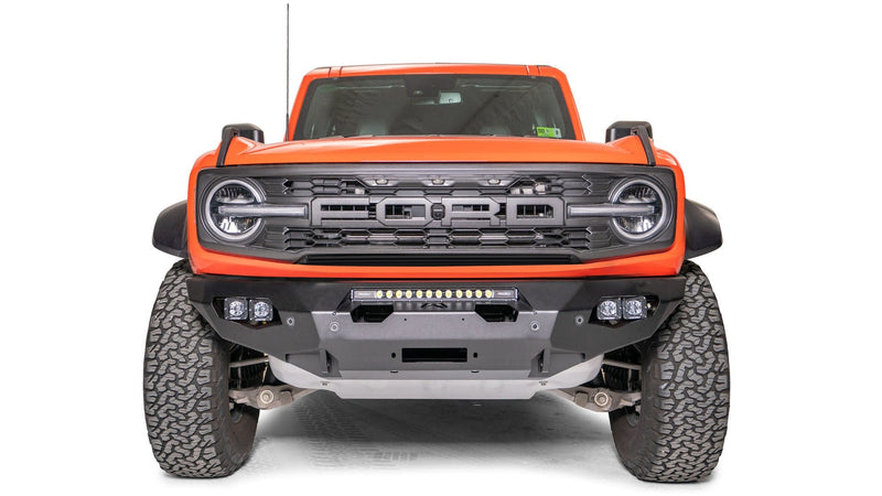 Fab Fours BR22-X5751-1 Ford Bronco Raptor 2022-2023 Matrix Front Bumper No Guard - BumperStock