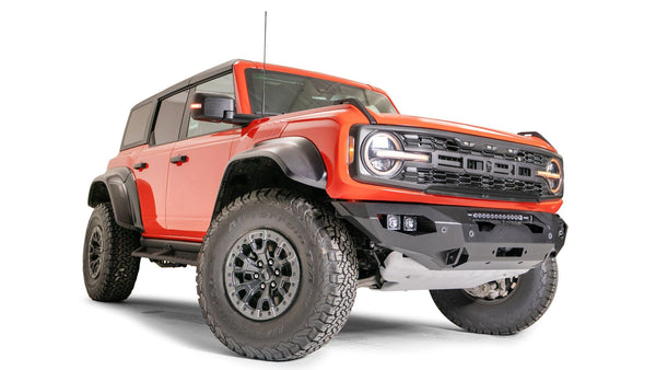 Fab Fours BR22-X5751-1 Ford Bronco Raptor 2022-2023 Matrix Front Bumper No Guard - BumperStock