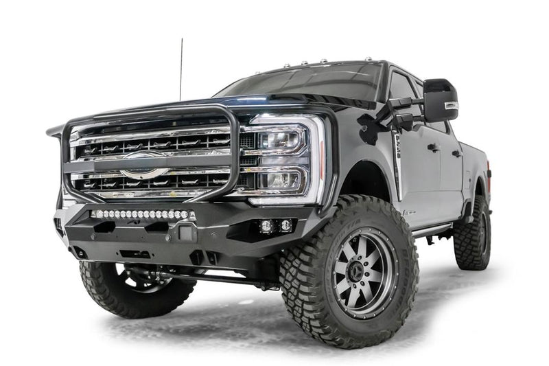 Fab Fours FS23-X5950-1 Ford F250/F350 Super Duty 2023 Matrix Front Winch Bumper Full Guard - BumperStock