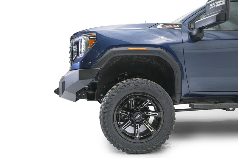 Fab Fours GM20-A5051-1 GMC Sierra 2500/3500 HD 2020-2023 New Premium Front Bumper Winch Ready No Guard - BumperStock