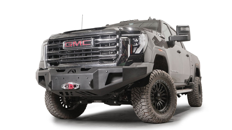 Fab Fours GM24-A6251-1 2024 GMC Sierra 2500/3500 HD Premium Front Winch Bumper No Guard - BumperStock