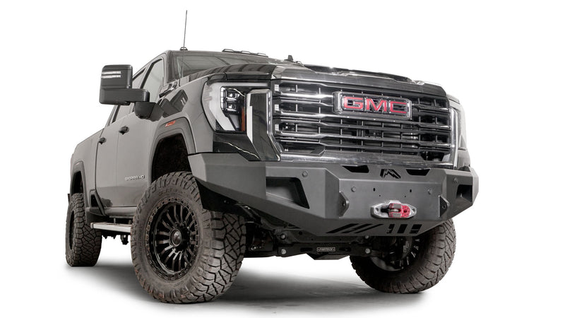 Fab Fours GM24-A6251-1 2024 GMC Sierra 2500/3500 HD Premium Front Winch Bumper No Guard - BumperStock