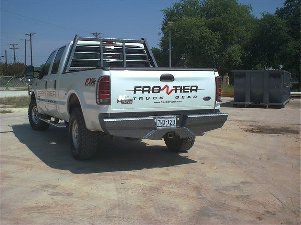 Frontier 100-10-8008 Diamond Ford F250/F350 Super Duty 2008-2016 Rear Bumper - BumperStock