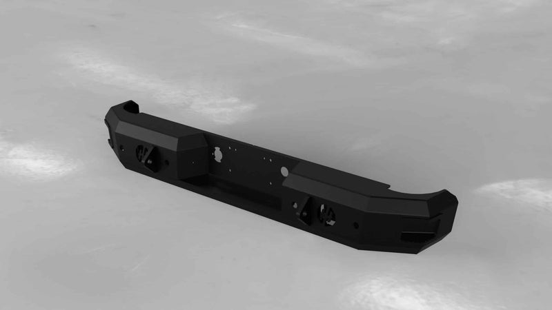 Hammerhead 600-56-0177 Chevy Silverado 2500/3500 2007-2010 Rear Bumper with Sensors - BumperStock