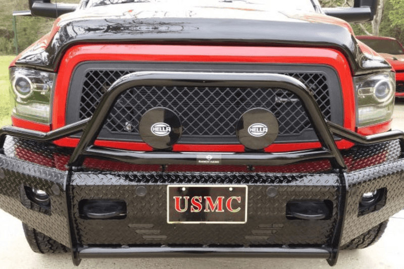 Ranch Hand BSD101BL1S 2010-2018 Ram 2500/3500 Summit Bullnose Front Bumper - BumperStock