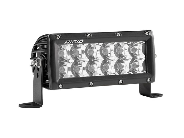 Rigid 106213 E-Series PRO 6 Inch Spot Black Light Bar - BumperStock