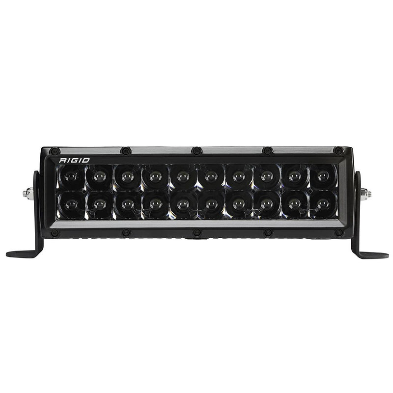 Rigid 110213BLK E-Series PRO 10 Inch Spot Midnight Light Bar - BumperStock