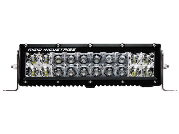 Rigid 110322 E-Series 10 Inch Spot/Flood Combo Amber Light Bar - BumperStock