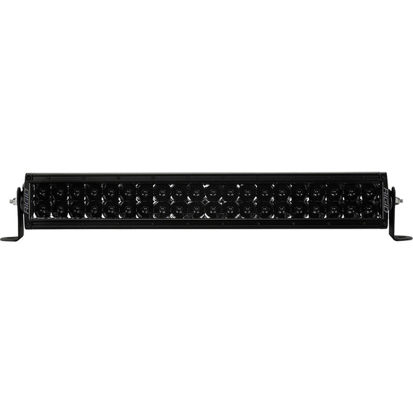 Rigid 120213BLK E-Series PRO 20 Inch Spot Midnight Light Bar - BumperStock