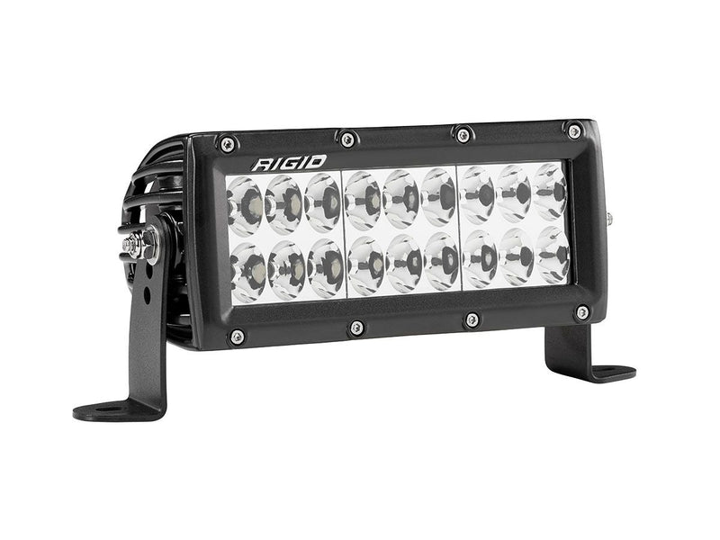 Rigid 175613 E-Series PRO 6 Inch Driving Black Light Bar - BumperStock