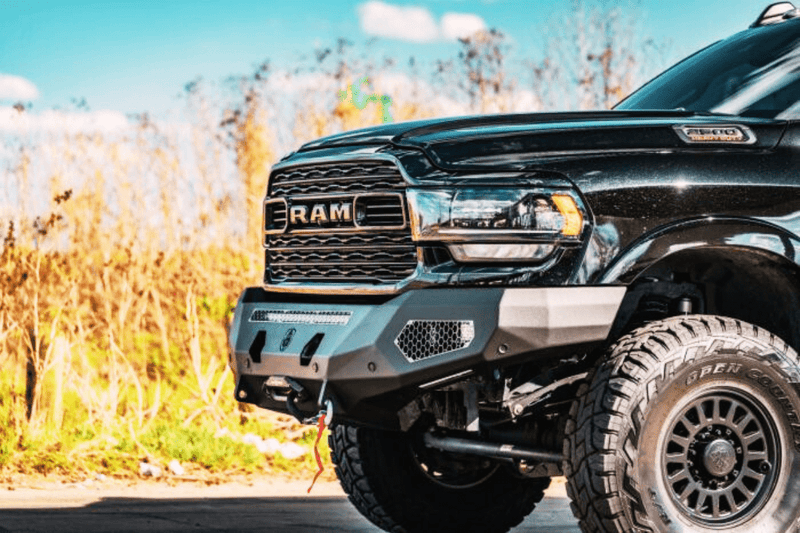 Road Armor Evolution 4192EF0B 2019-2023 Ram 2500/3500 Base Front Winch Bumper - BumperStock