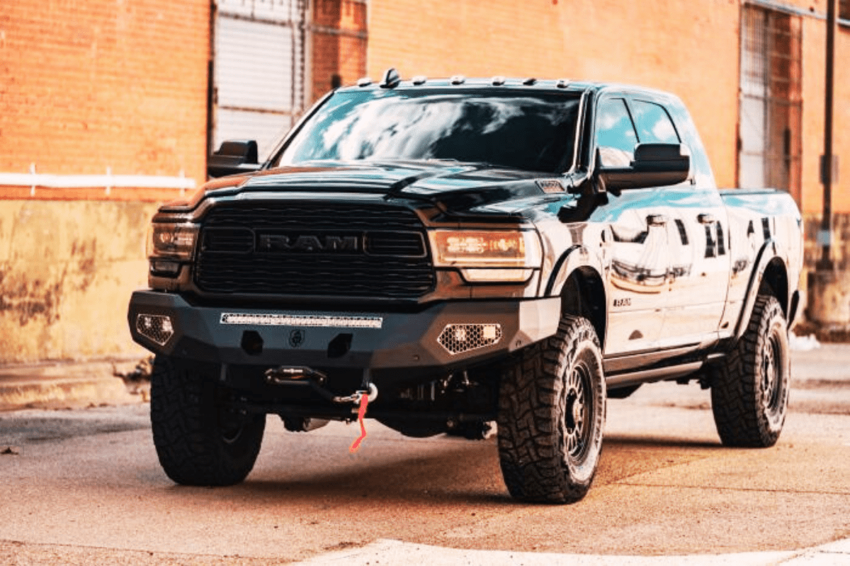 Road Armor Evolution 4192EF0B 2019-2023 Ram 2500/3500 Base Front Winch Bumper - BumperStock