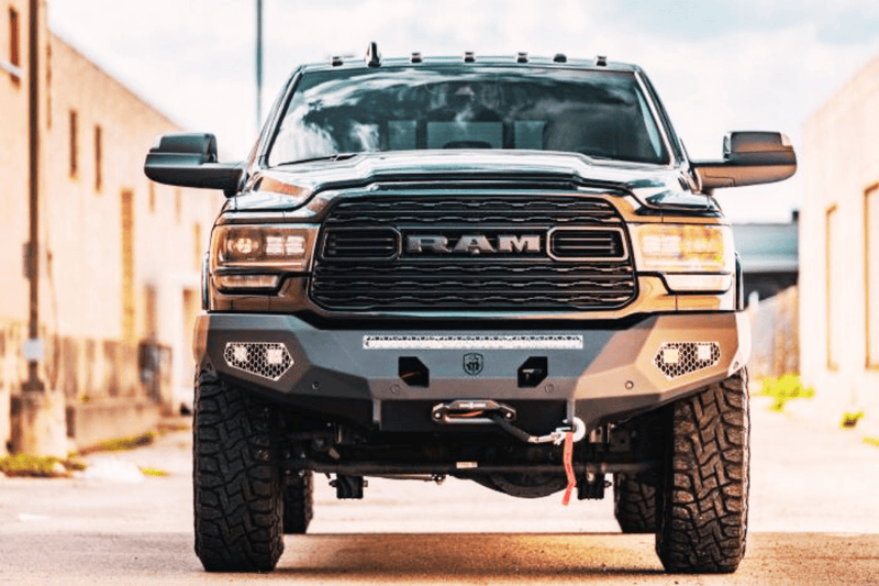 Road Armor Evolution 4192EF0B 2019-2023 Ram 2500/3500 Base Front Winch Bumper - BumperStock