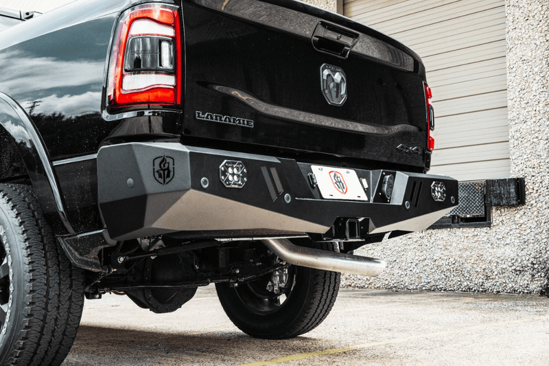 Road Armor Spartan 4192XR0B 2019-2023 Ram 2500/3500 Non-Winch Rear Bumper - BumperStock