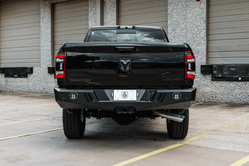 Road Armor Spartan 4192XR0B 2019-2023 Ram 2500/3500 Non-Winch Rear Bumper - BumperStock