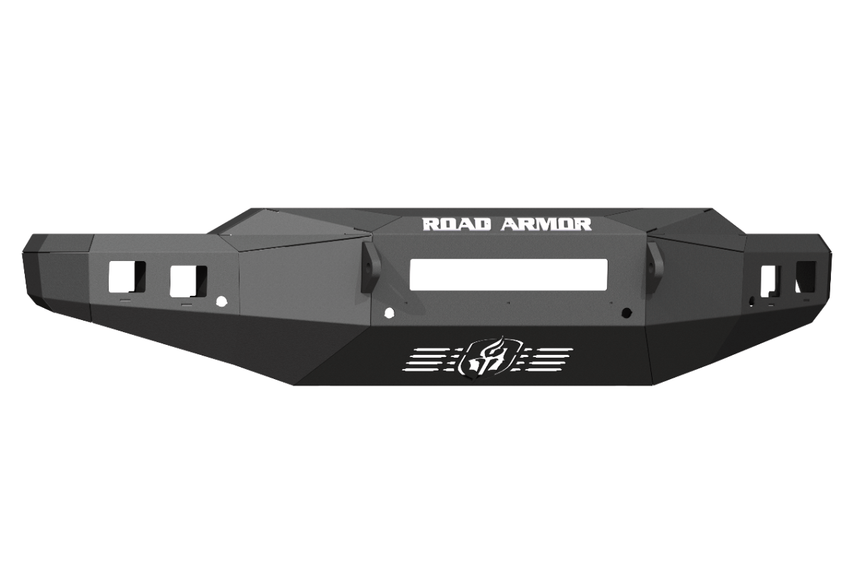 Road Armor Stealth 3202F0B-NW 2020-2023 Chevy Silverado 2500/3500 HD Non-Winch Front Bumper with Square Light Cutouts - BumperStock