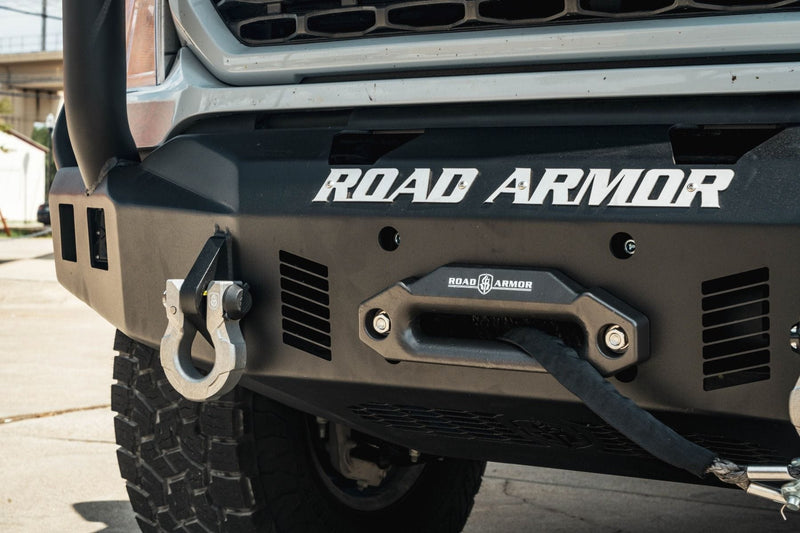 Road Armor Stealth 6211F5B 2021-2023 Ford F150 Front Winch Bumper with Lonestar Guard - BumperStock