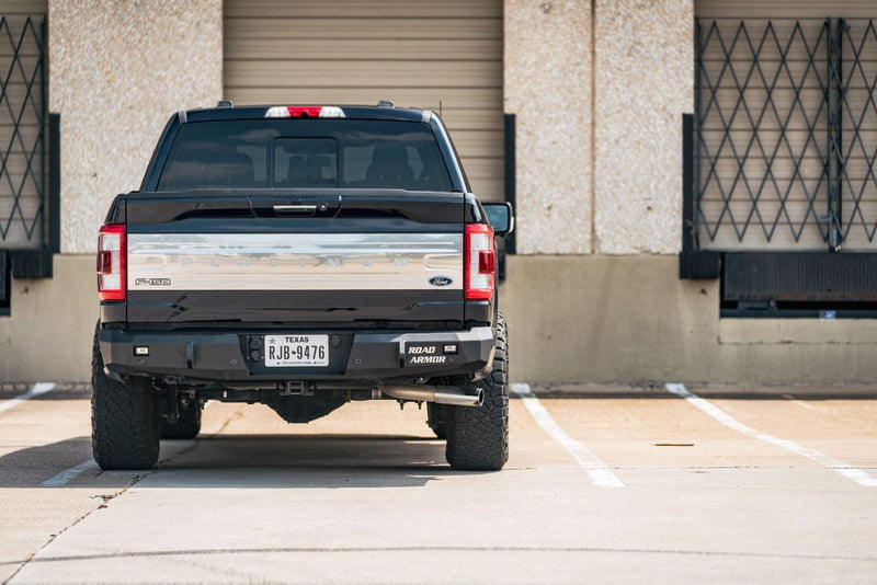 Road Armor Stealth 6211R0B 2021-2023 Ford F150 Non-Winch Rear Bumper - BumperStock