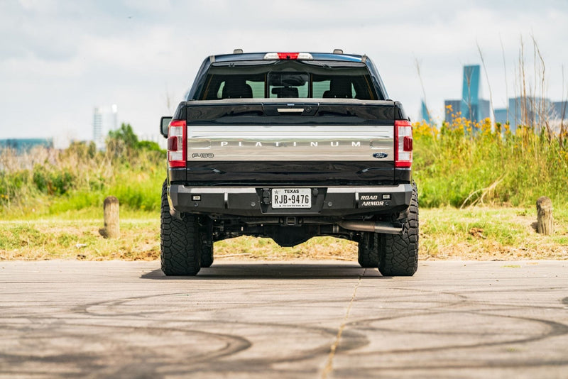 Road Armor Stealth 6211R0B 2021-2023 Ford F150 Non-Winch Rear Bumper - BumperStock