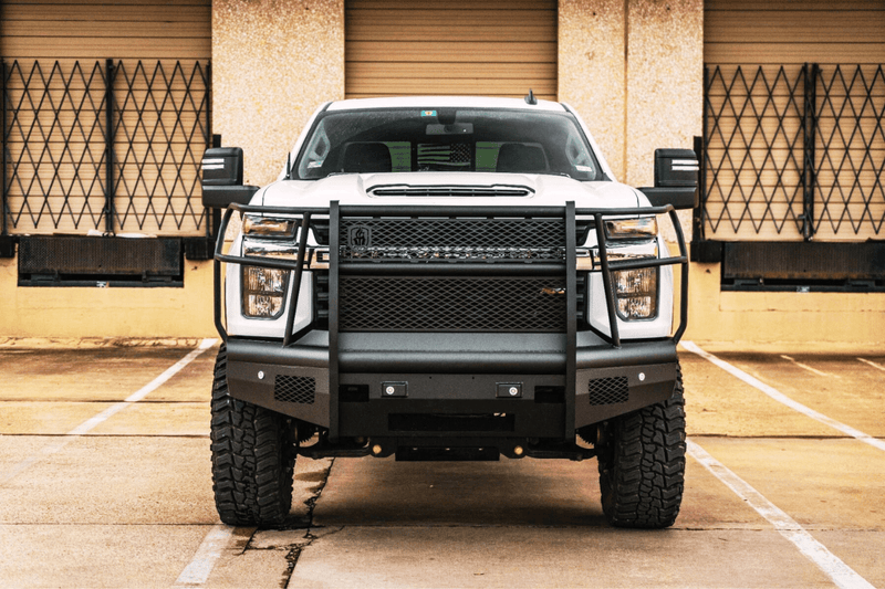 Road Armor Vaquero 3202VF6B 2020-2023 Chevy Silverado 2500/3500 HD Non-Winch Front Bumper with Full Guard - BumperStock