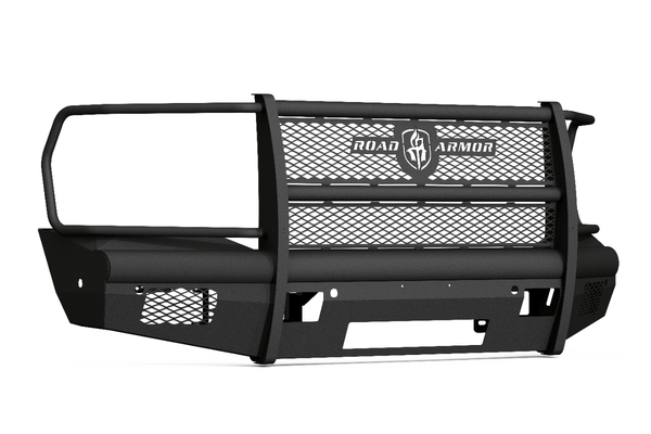 Road Armor Vaquero 4192VF6B 2019-2023 Ram 2500/3500 Non-Winch Front Bumper with Full Guard with 6 Sensor Holes - BumperStock