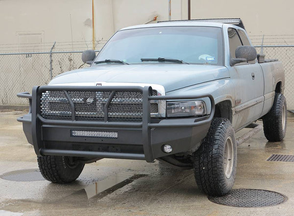 Steelcraft 60-12200 1994-2002 Dodge Ram 2500/3500 HD Elevation Front Bumper - BumperStock