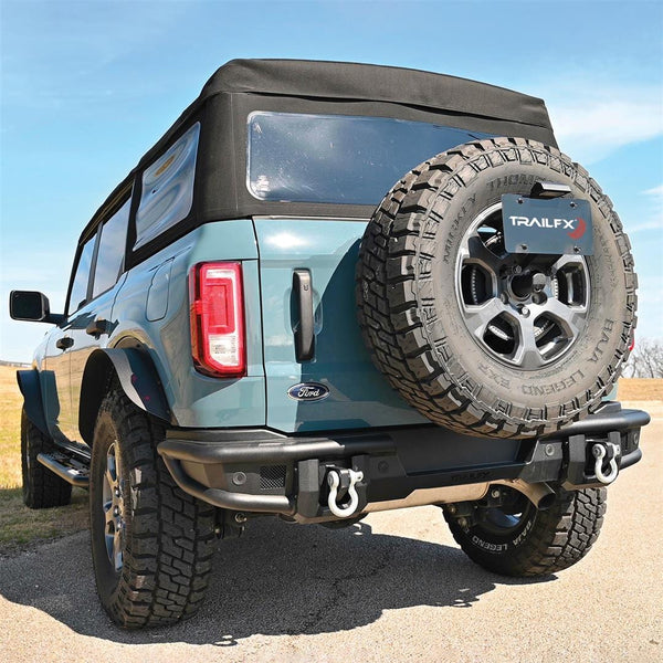 TrailFX BR004T 2021-2024 Ford Bronco Rear Bumper - BumperStock