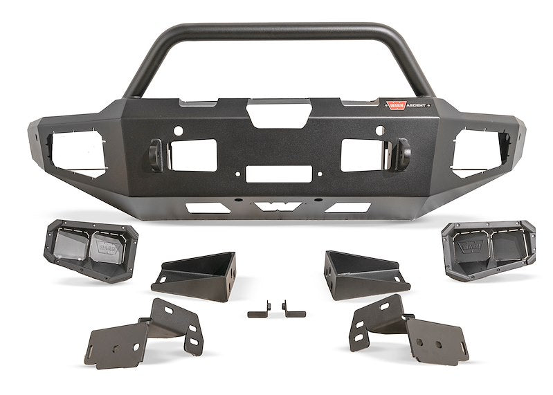 WARN Ascent 110955 2021-2023 Ford F150 Front Winch Bumper Pre-Runner Guard - BumperStock