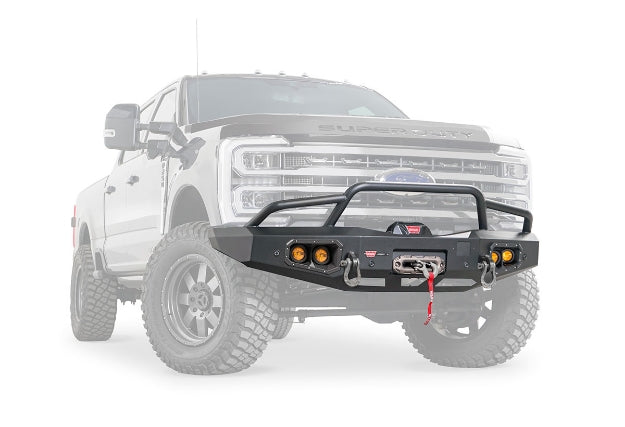 Warn Ascent 110760 2023 Ford F250/F350 Super Duty Front Bumper Pre-Runner Guard - BumperStock