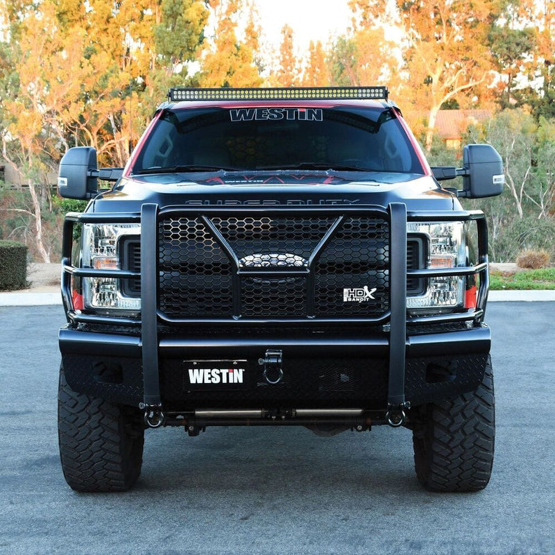 Westin 58-31125 Ford F250/F350 Superduty 2017-2022 HDX Bandit Front Bumper Non-Winch Black Finish - BumperStock