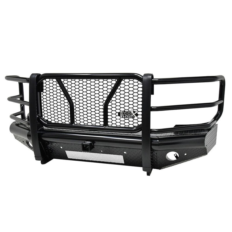 Westin 58-31155 Chevy Silverado 2500/3500 HD 2015-2019 HDX Bandit Front Bumper Non-Winch Black Finish - BumperStock