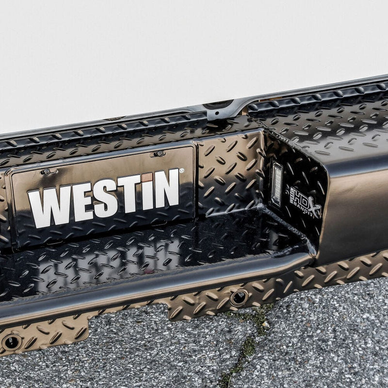 Westin 58-341175 Dodge Ram 1500 2009-2018 HDX Bandit Rear Bumper Black Finish - BumperStock