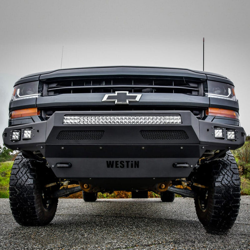 Westin 58-41005 Chevy Silverado 1500 2016-2018 Pro-Mod Front Bumper Non-Winch - BumperStock