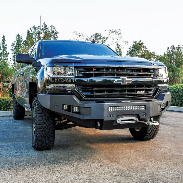 Westin 58-411165 Chevy Silverado 25003500 HD 2015-2019 Pro-Series Front Bumper - BumperStock