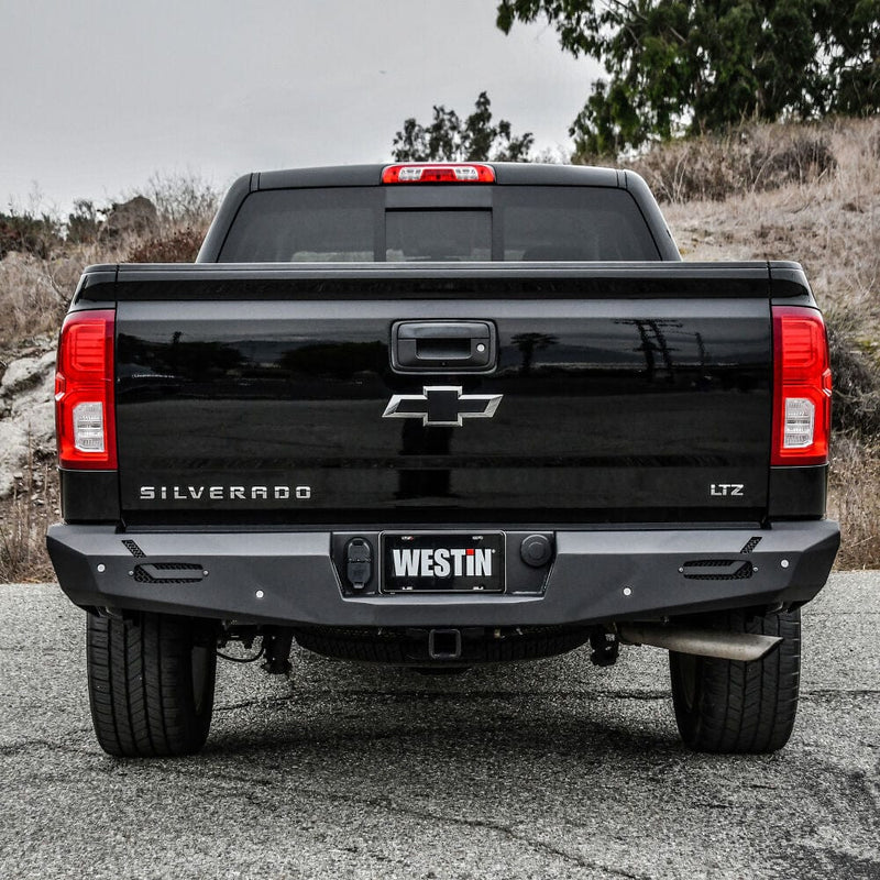 Westin 58-421005 GMC Sierra 1500 2014-2018 Pro-Series Rear Bumper - BumperStock