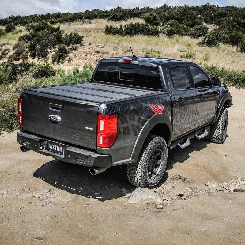 Westin 58-421085 Ford Ranger 2019-2022 Pro-Series Rear Bumper Black Finish - BumperStock