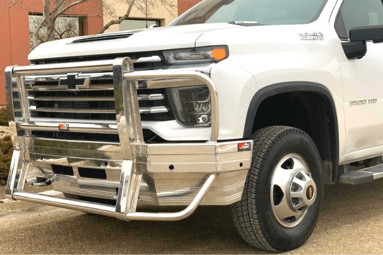 Ali Arc Aluminum Chevy Silverado 2500/3500 2020-2023 Front Bumper With Rake and Sensor CHR195S-BumperStock