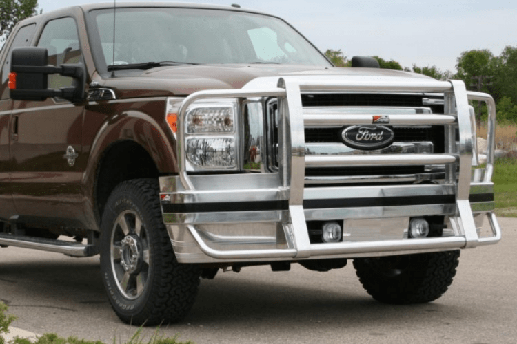 Ali Arc Aluminum Ford F450/F550 Superduty 1997-2007 Front Bumper With Rake FDR273-BumperStock